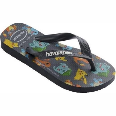 Tongs Havaianas Kids Top Pokemon New Graphite Bainetplage